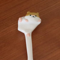 Japanese Ceramic Hamster Mugs And Spoon