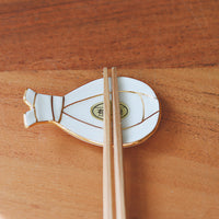 Arita Ware chopsticks rest money bag