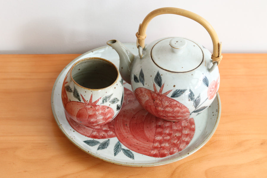 Cool Banana Hand Craft Teapot - Pomegranate FQC88