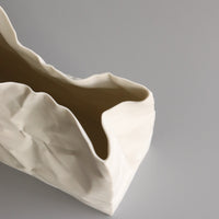 Ceramic Japan Crinkle Bag Vase