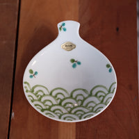 Arita Ware Green Wave Dish