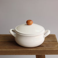 Japan Noda Horo Pochika White Pot