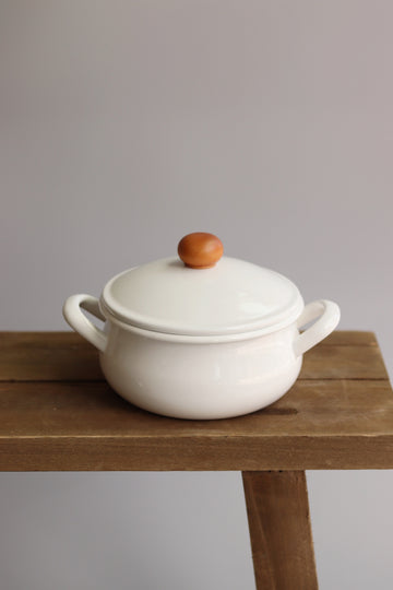 Japan Noda Horo Pochika White Pot