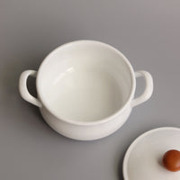 Japan Noda Horo Pochika White Pot