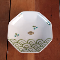 Arita Ware Green Wave Dish