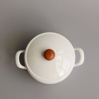 Japan Noda Horo Pochika White Pot