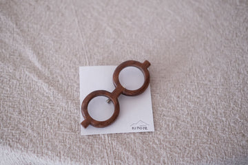 Glasses brooch(L) - By Japanese artist Kinone